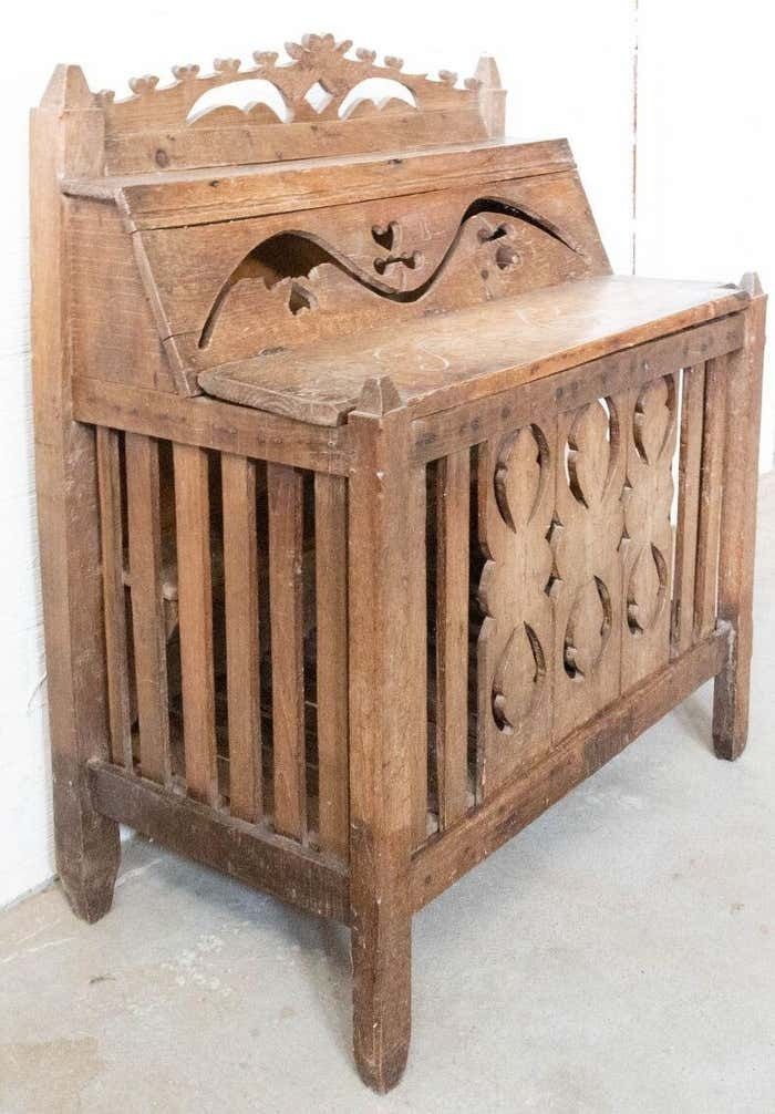French Drain Board Plant Holder Oak & Pine, 19th Century photo for sale