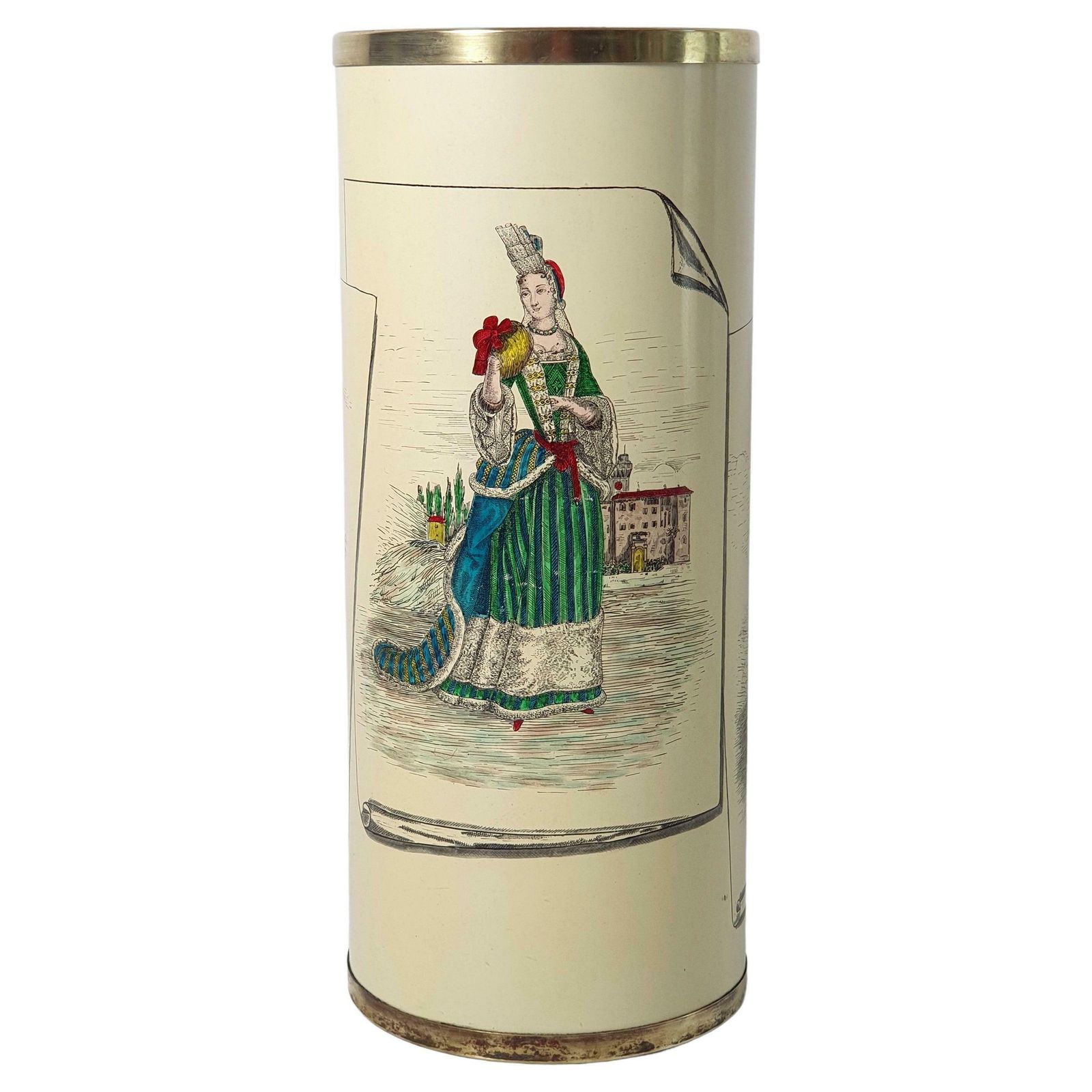 Mid Century Umbrella Stand By Bucciarelli/Fornasetti Milano Italy