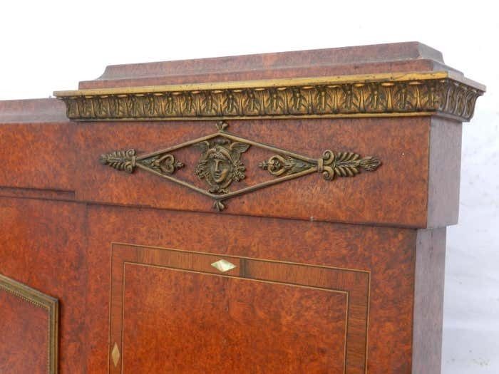 Antique Empire Bed Us Queen Uk King Size French 19th Century photo Furniture