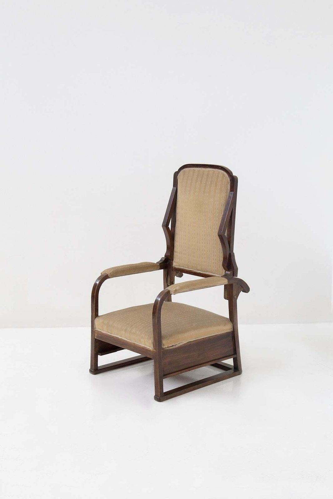 Italian Art Nouveau Period Armchair In Original Fabric photo furniture
