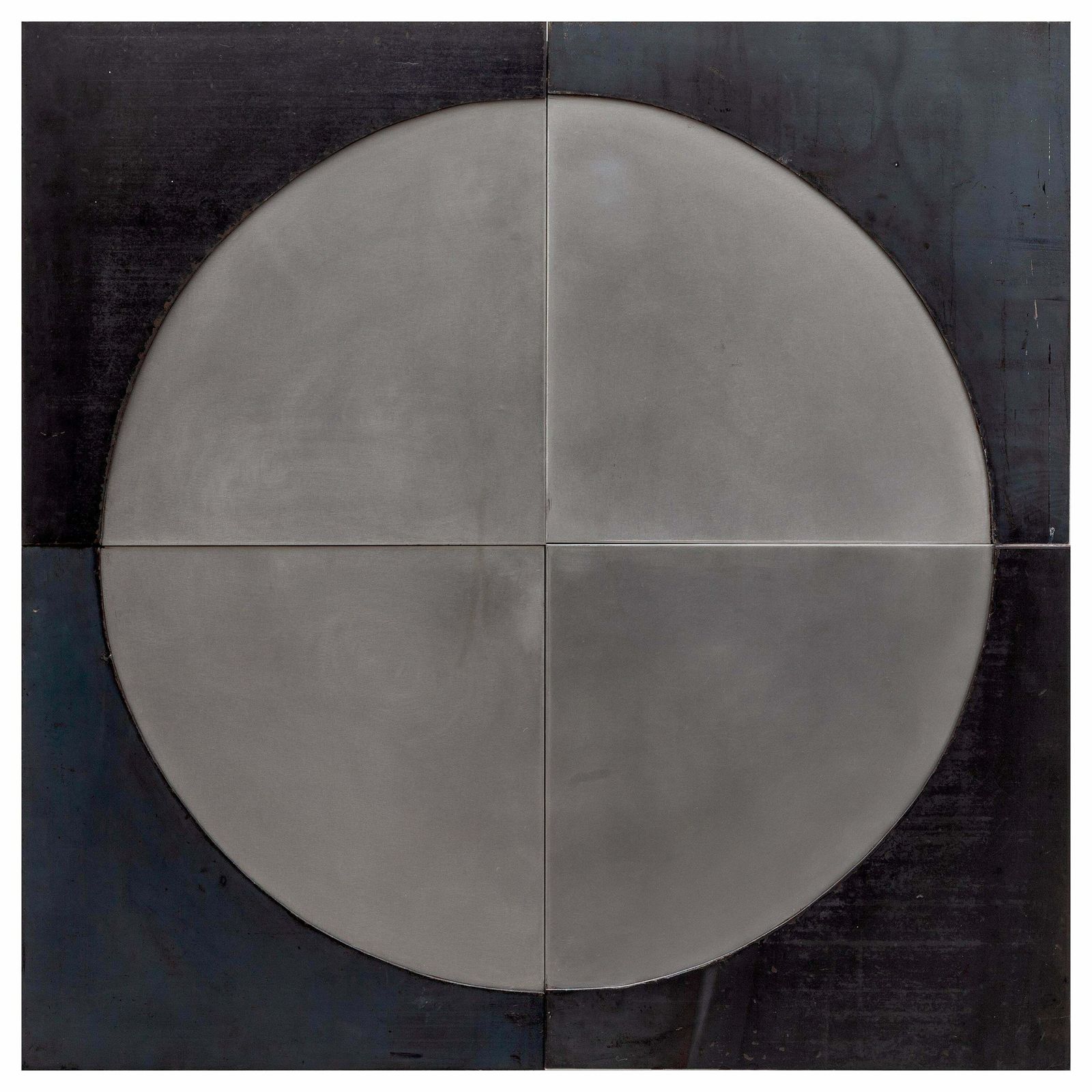 Brutalist Pop Art Metal Black And Silver Wall Sculpture,1960s Designed In Belgium