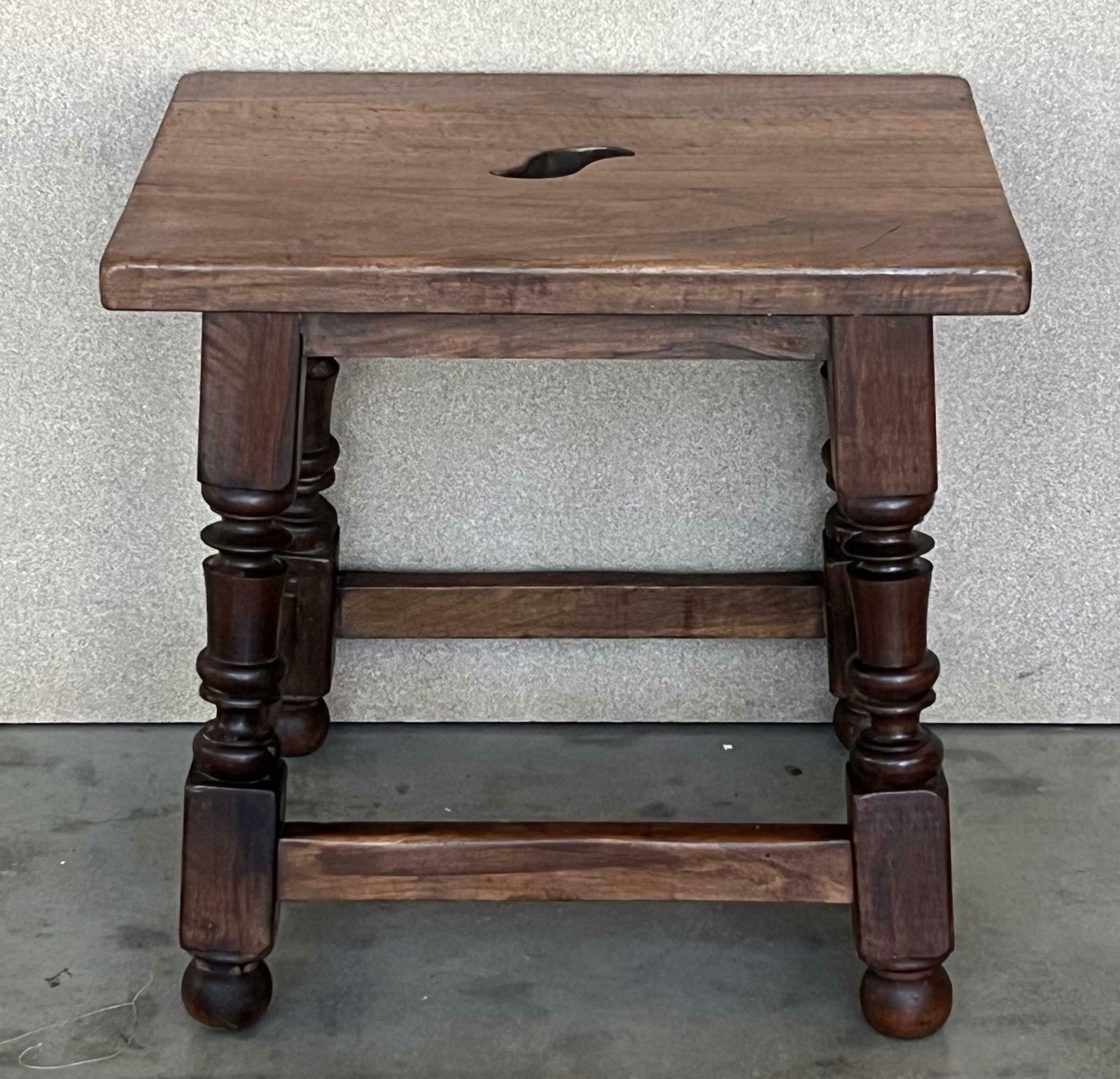 Tabouret / banc en chêne anglais, XIXe siècle photo furniture