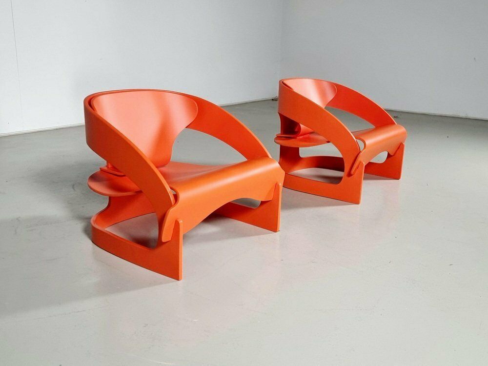 4801 Chairs By Joe Colombo For Kartell, 1960s, Set Of 2 photo furniture