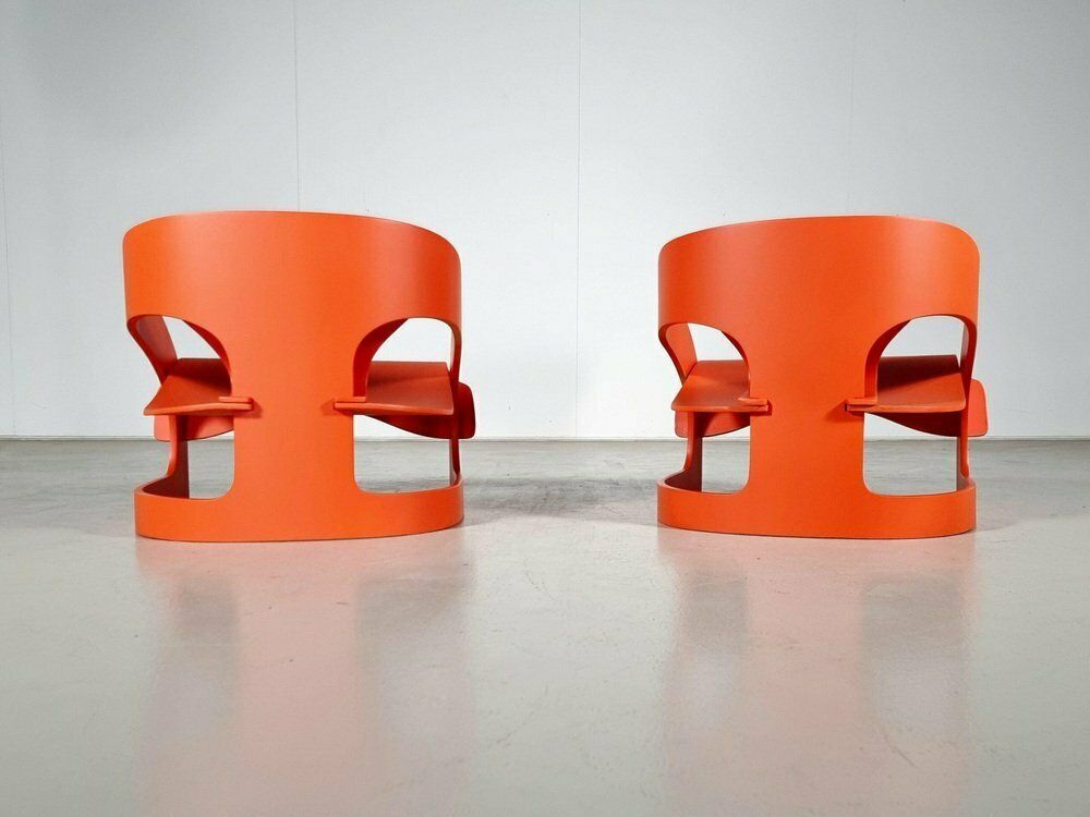 4801 Chairs By Joe Colombo For Kartell, 1960s, Set Of 2 photo 13546.0