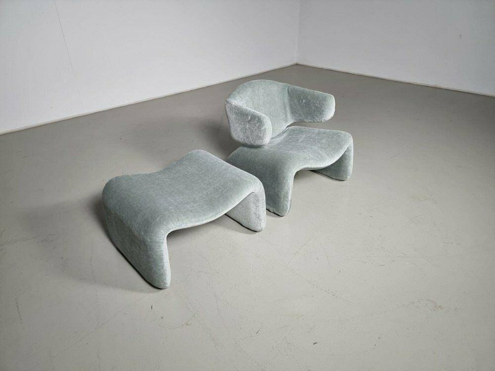 Djinn Lounge Chair Set By Olivier Mourgue For Airborn, 1960s, Set Of 2 photo 10351.0