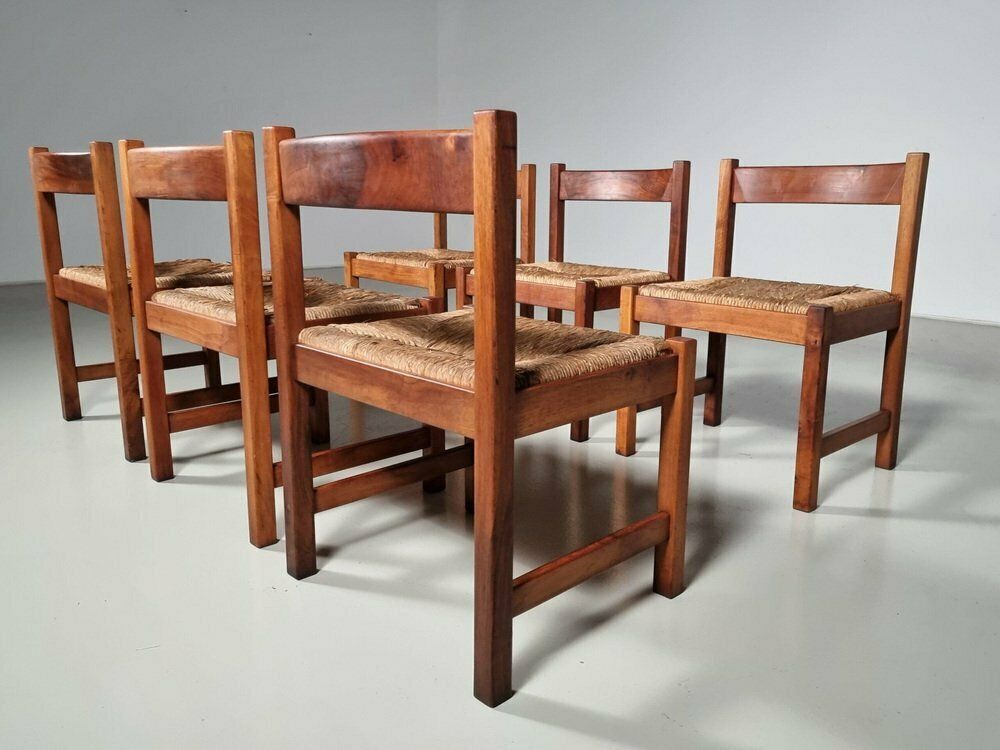 Torbecchia Chairs By Giovanni Michelucci For Poltronova, 1960s, Set Of 6 photo vinterior