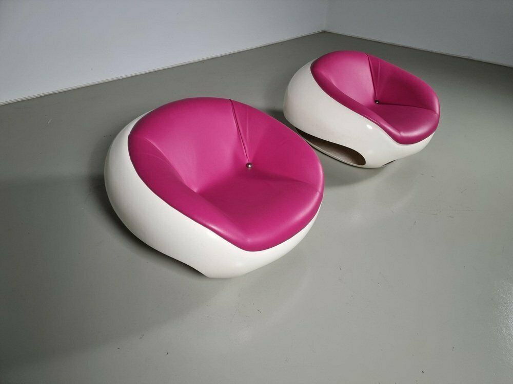Fiberglass Pod Lounge Chairs By Mario Sabot, 1960s, Set Of 2 photo buy