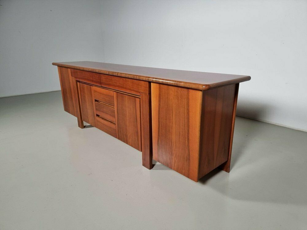 Sapporo Sideboard In Walnut By Mario Marenco For Mobil Girgi, 1970s photo Furniture