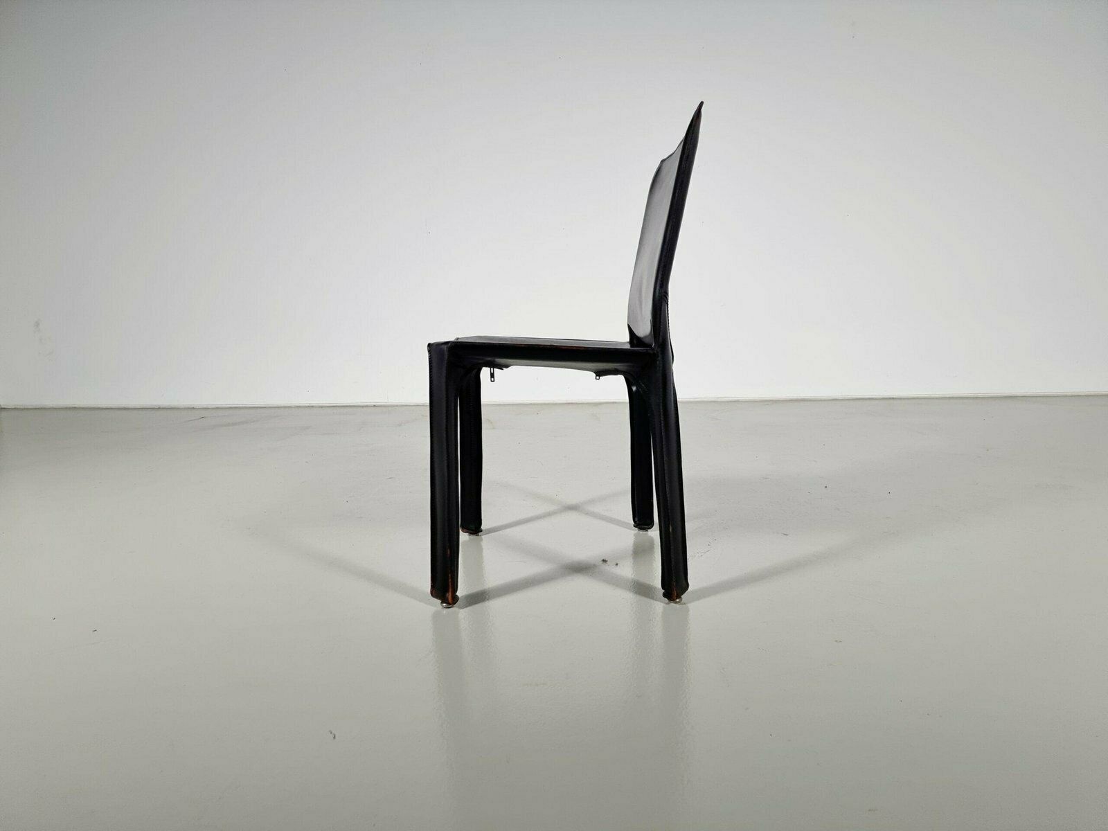 Cab 412 Chairs By Mario Bellini For Cassina, 1970s, Set Of 4 photo buy