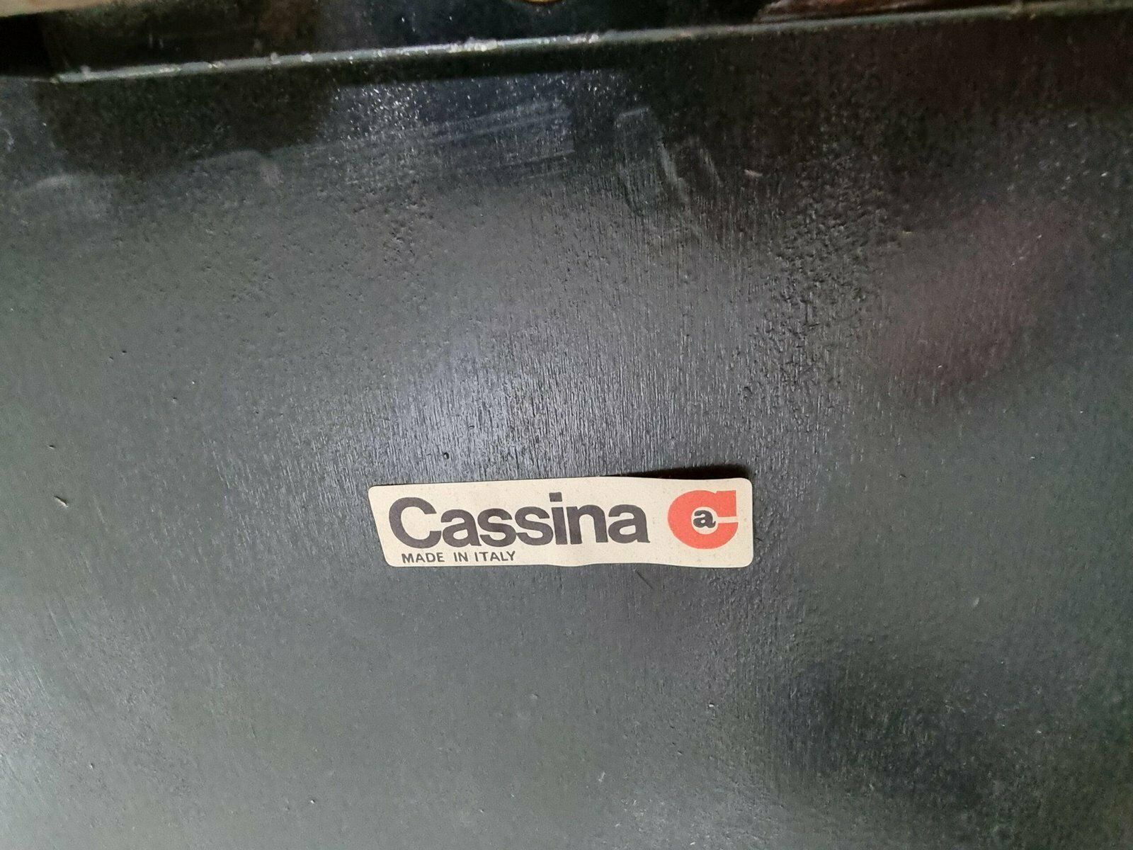 photo furniture Cab 412 Chairs By Mario Bellini For Cassina, 1970s, Set Of 4