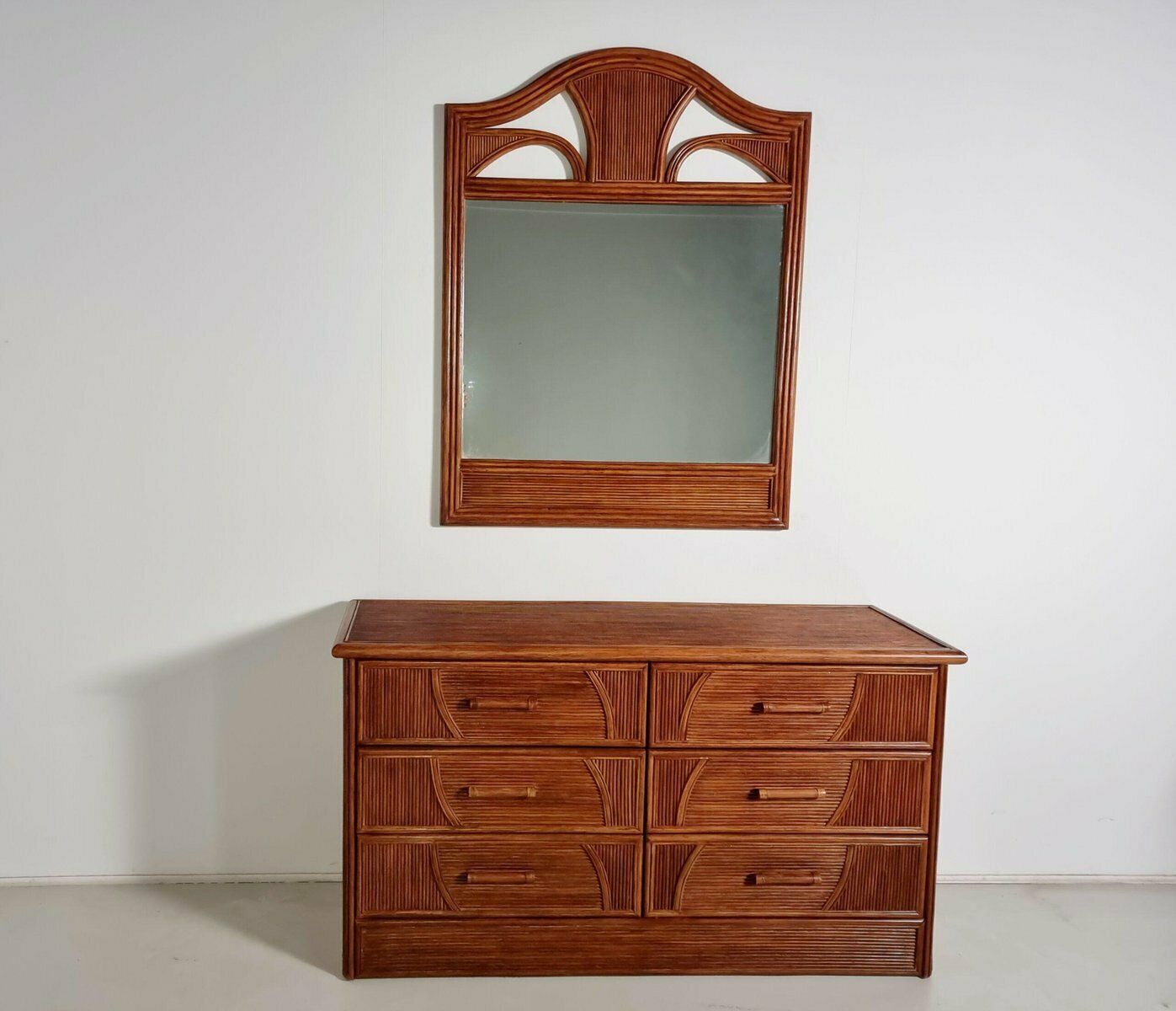 Walnut Dresser Matching Set, Italy, 1970s, Set Of 2 photo furniture