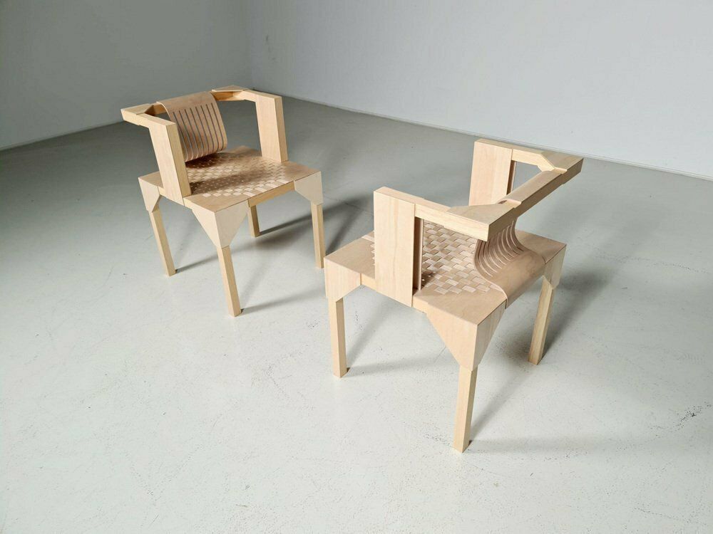 Model 40 Chair By Ruud Jan Kokke, The Netherlands, 1990s photo vinterior