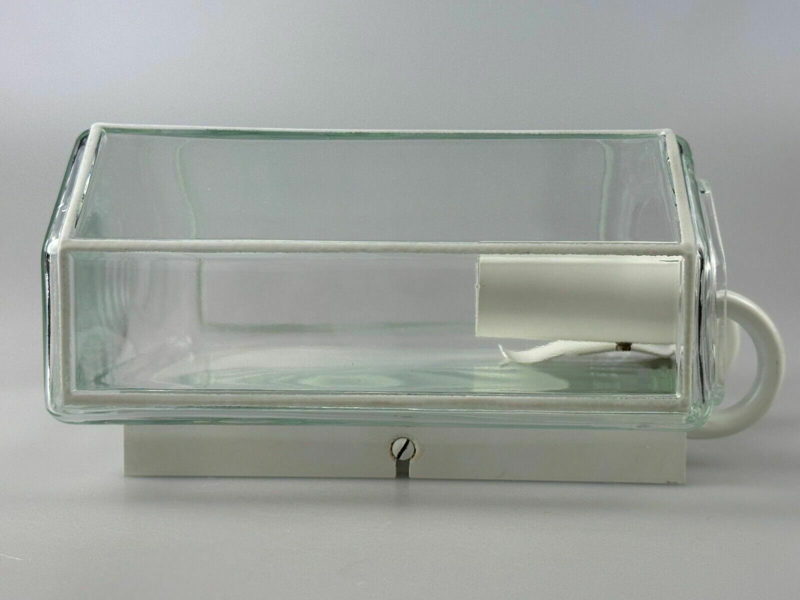 346.0 60s 70s Wall Lamp Glashütte Limburg Germany Glass & Metal Age Design photo