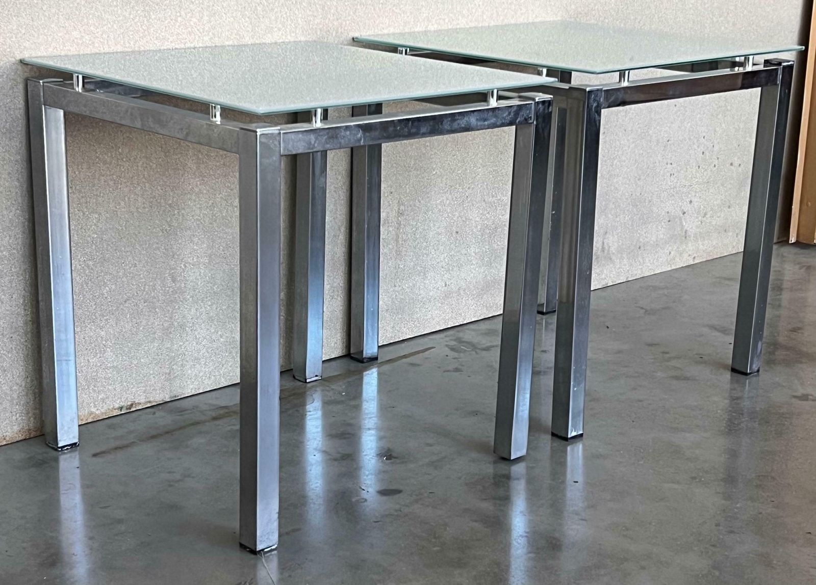 Pair Of 1970s Postmodern Side Tables photo buy