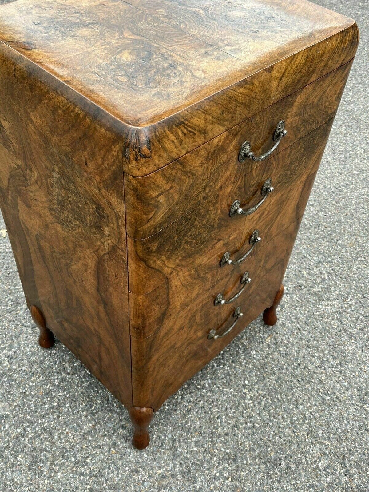 photo furniture Art Deco Walnut Chest Of Drawers.Maurice Adams Of London W1. Amazing Quality.