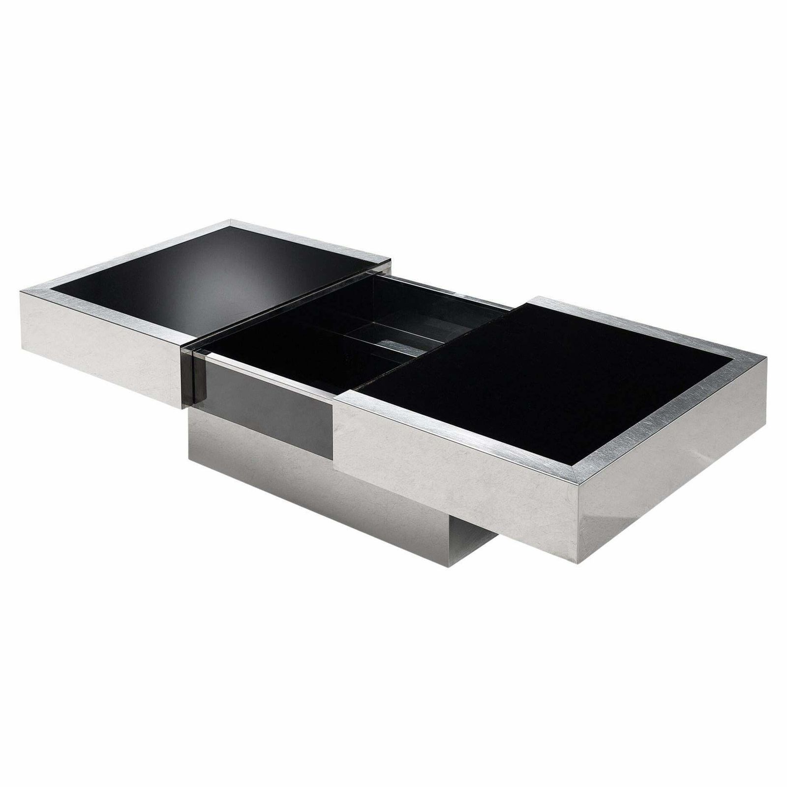 Pair Of Italian Modern Library Bookcase By Willy Rizzo For Cidue Italy 1970