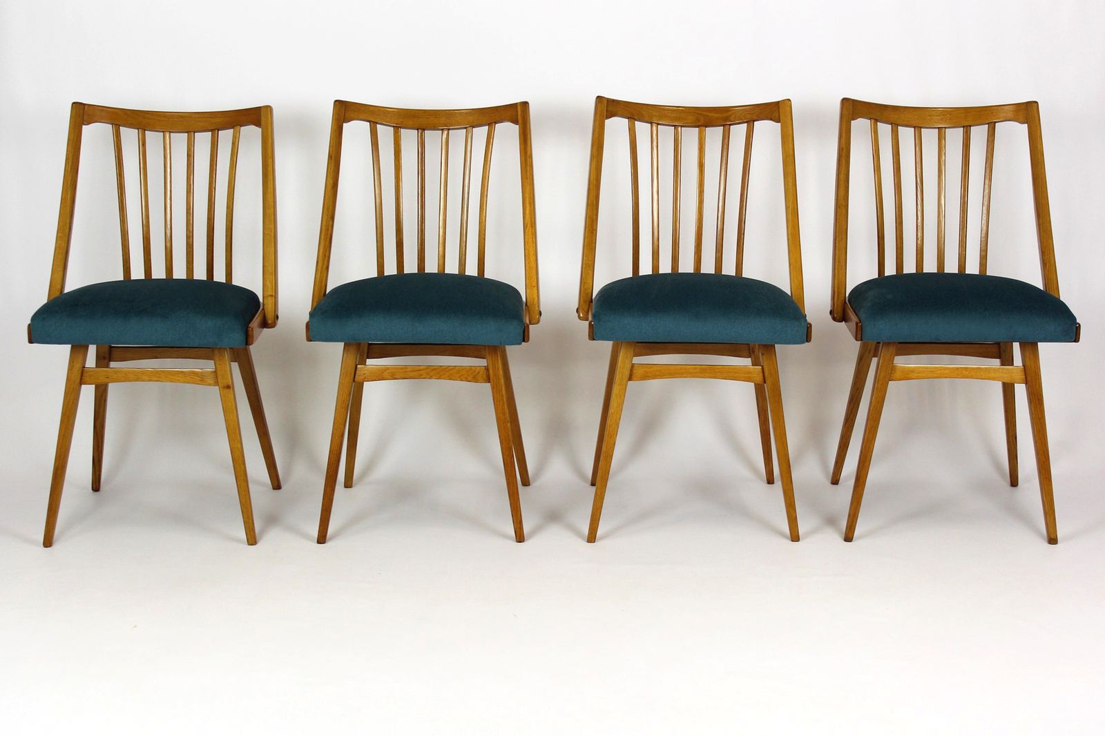 photo for sale Restored Dining Chairs From Interier Praha, 1960s, Set Of 4