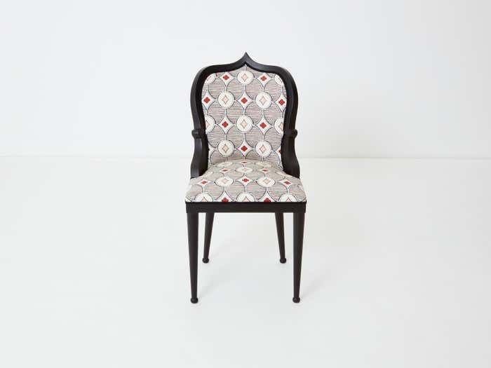 photo furniture Chaise de bureau Garouste And Bonetti modèle Palace, tissu Rubelli Privilege, 1980