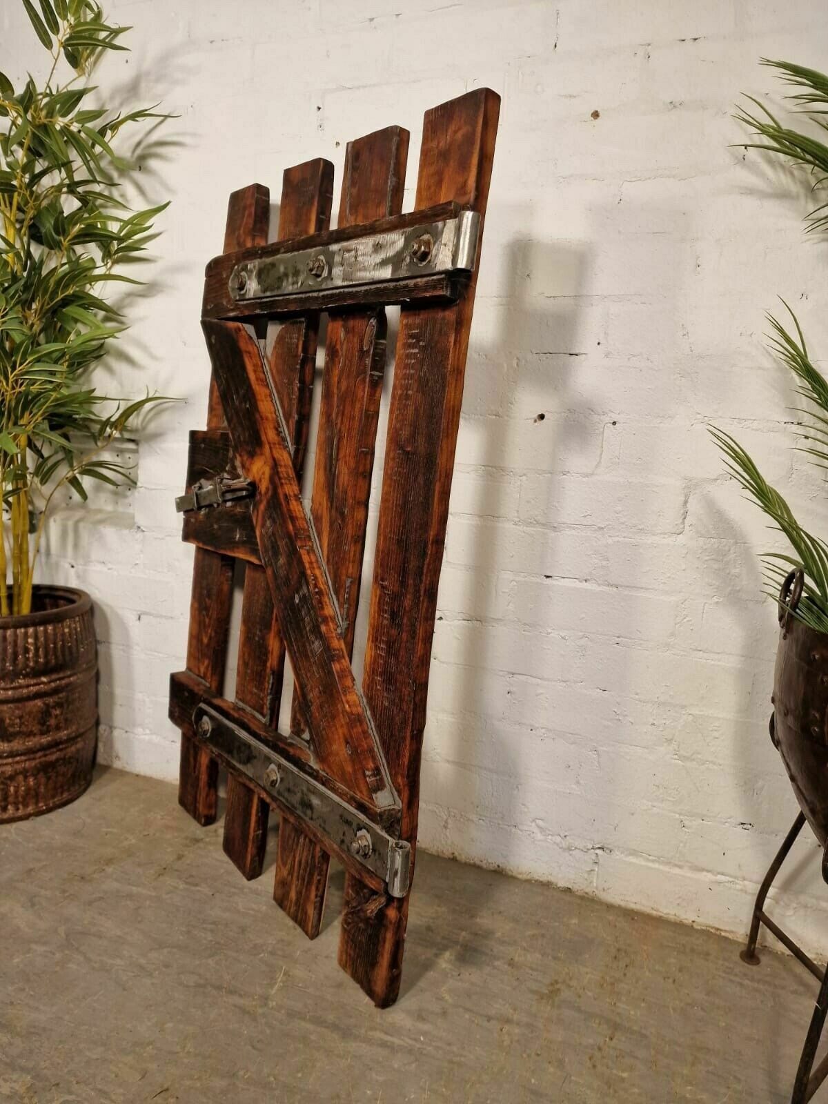 Antique French 19th Century Wooden Farmhouse Barn Cottage Gate Stable Door photo buy