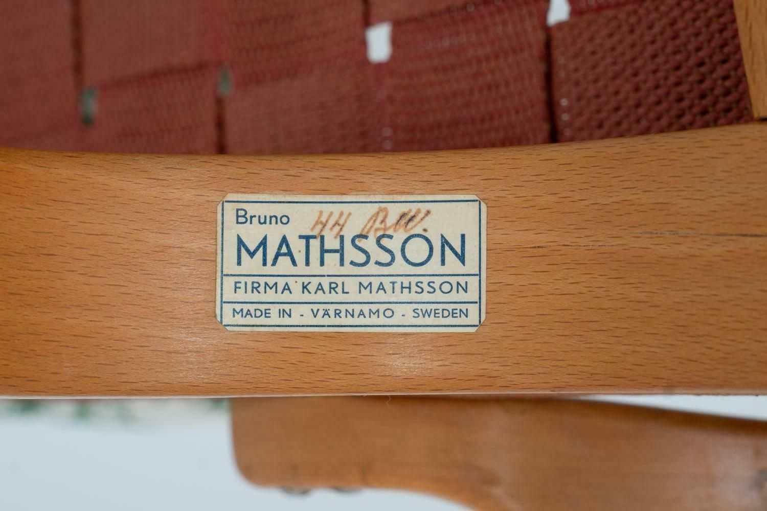 photo vinterior Scandinavian Lounge Chair "Pernilla 1" By Bruno Mathsson, 1940s