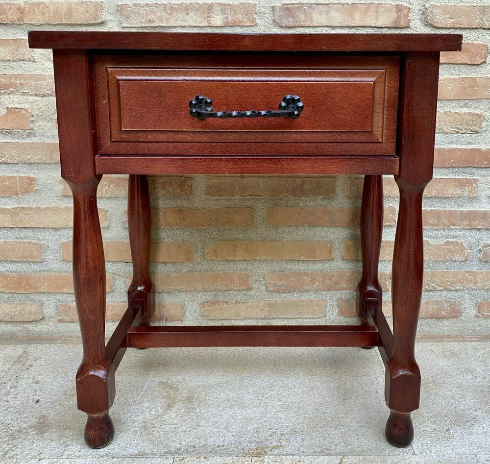 Mid 20th Century Nightstand With One Drawer  1960s