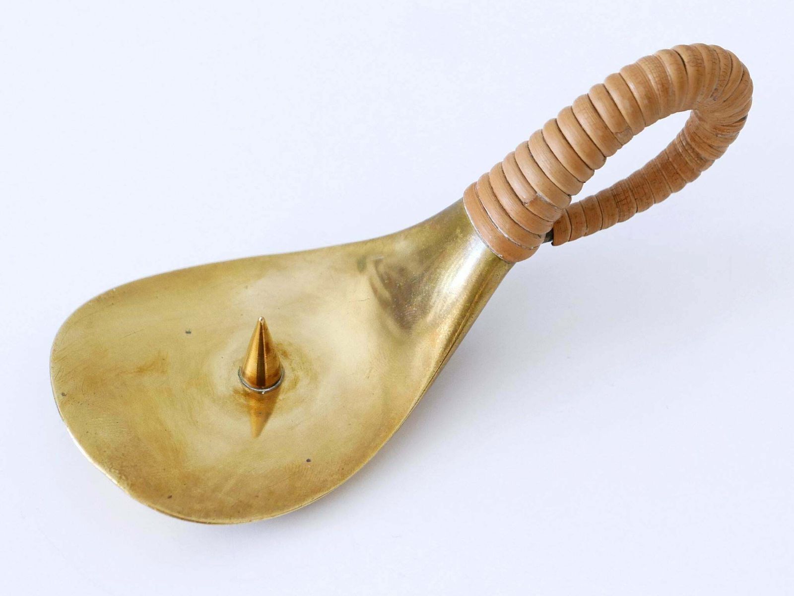 photo for sale Rare Mid Century Modern Candlestick No 3433 By Carl Auböck Austria 1937