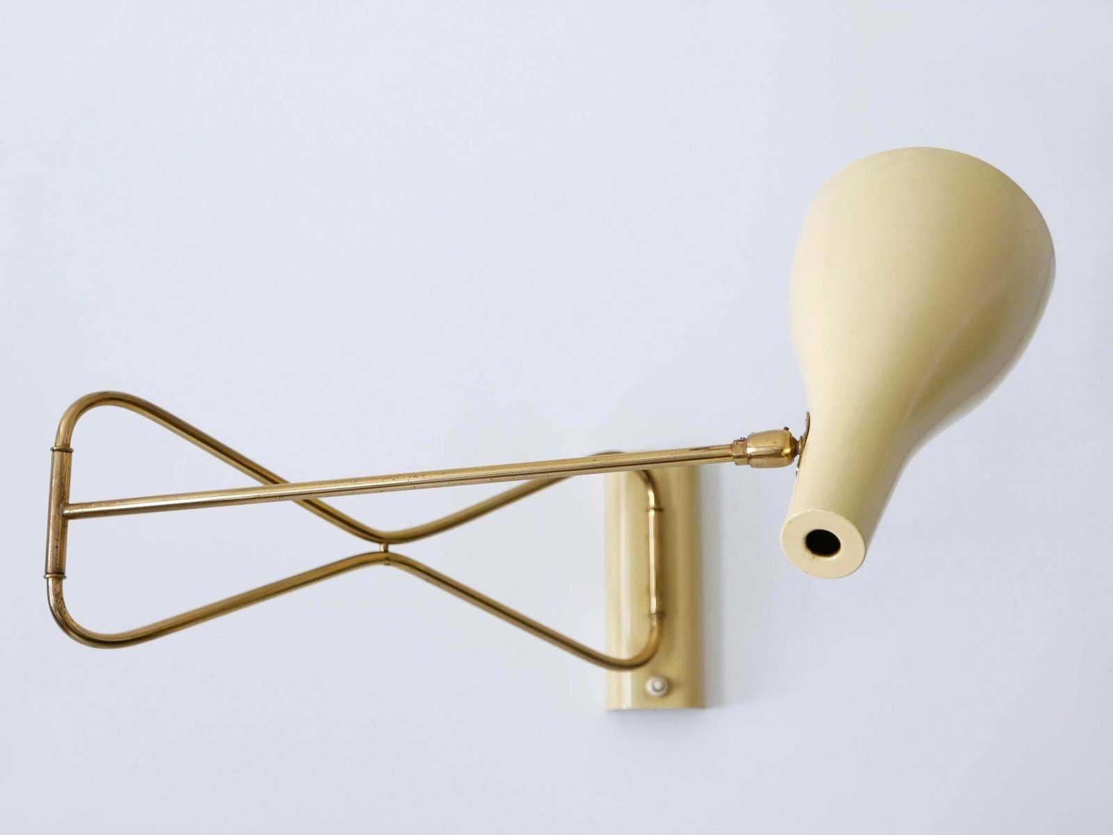 photo for sale Rare & Elegant Mid Century Modern Wall Lamp '9590/28' By Cosack Germany 1950s