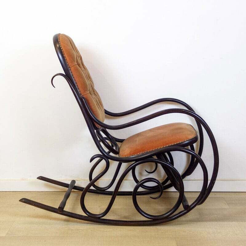 Vintage Wooden Rocking Chair For Gasisa  Spain 1960 photo 605.0