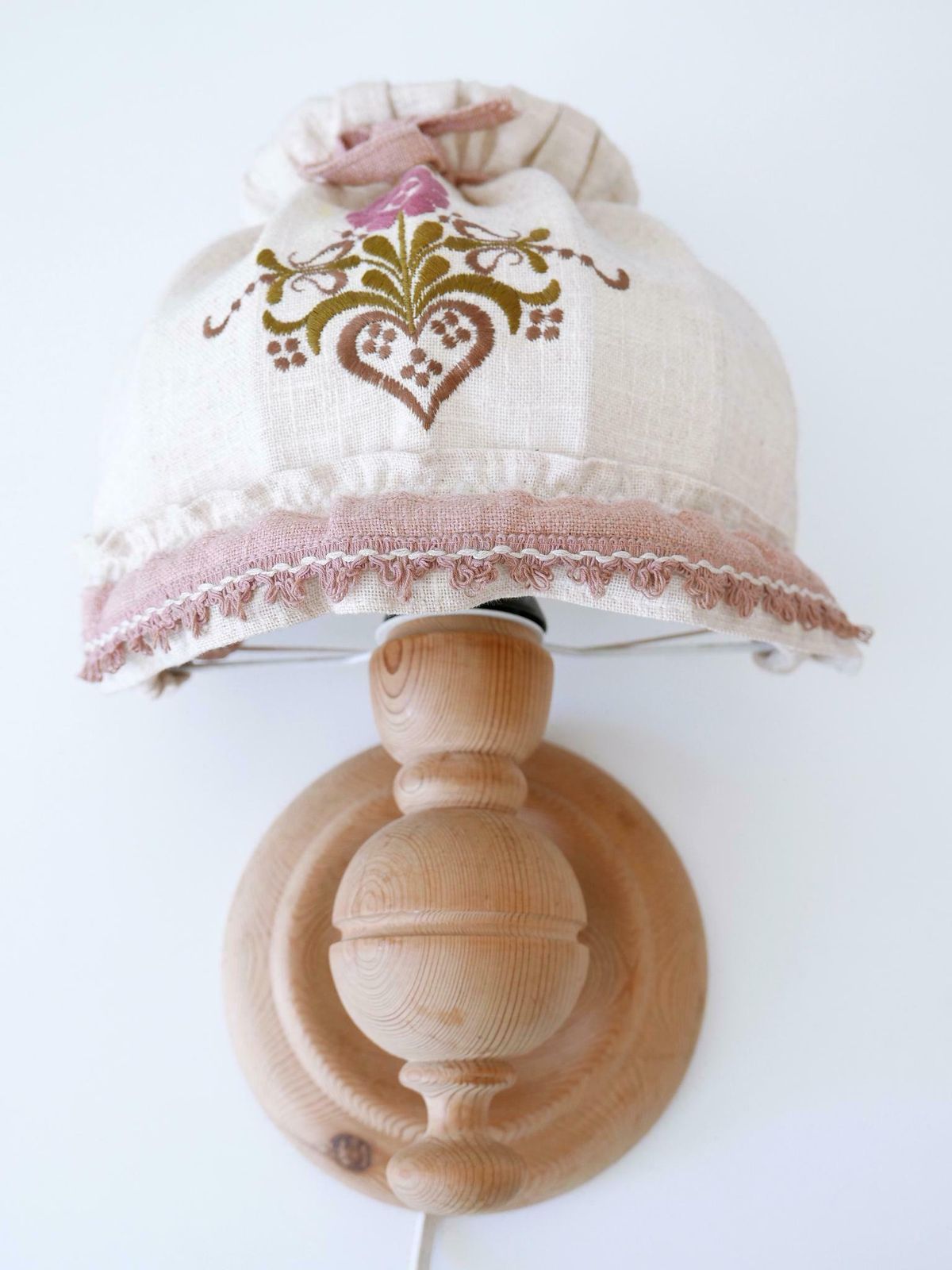 photo for sale Set Of Three Mid Century Modern Pine Rustic Sconces Or Wall Lamps Sweden 1960s