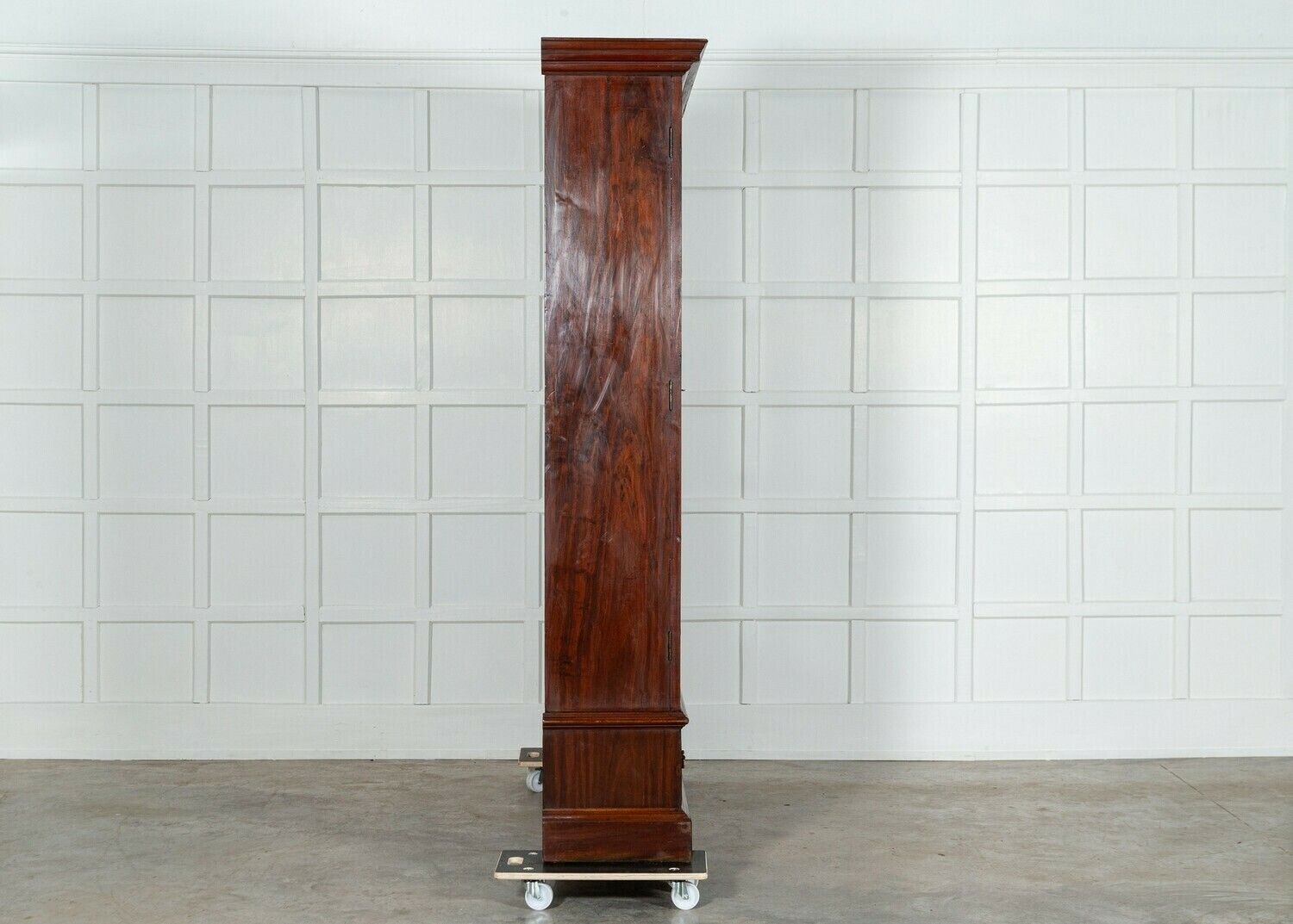 Large 19thc English Mahogany Glazed Bookcase photo vinterior