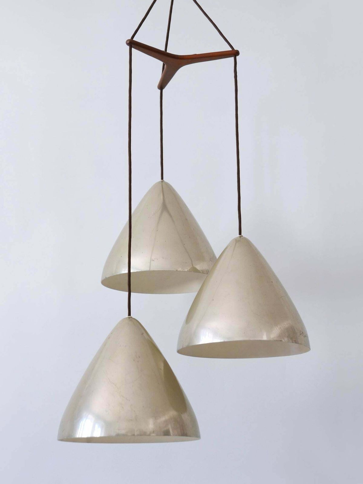 photo furniture Elegant Cascading Pendant Lamp By Lisa Johansson Pape For Orno Finland 1960s