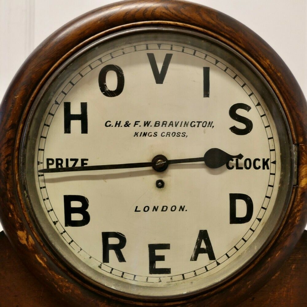 Original Hovis Prize Clock By G.H.& F.W. Bravington London photo for sale