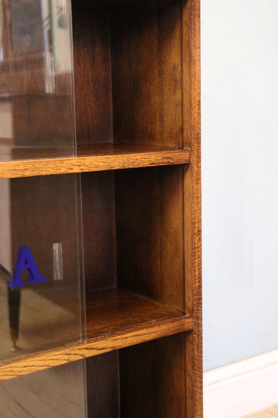 Furniture A Lovely Retro Mid Century Display Cabinet Later Sign Written For Anglia Television. photo
