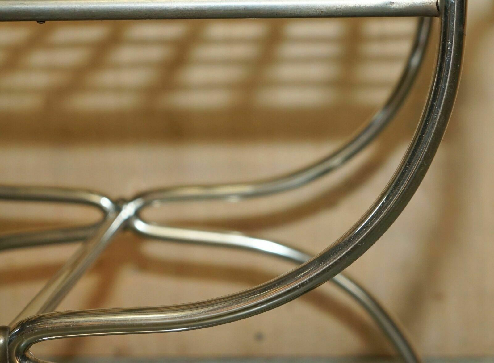 2950.0 Circa 1940's Maison Jansen Duck / Swan Head Side Table Polished Chrome & Brass photo