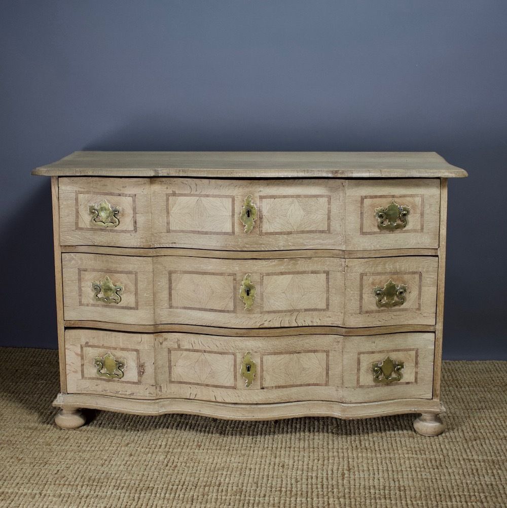 18th Century Bleached Oak Chest Of Drawers photo for sale