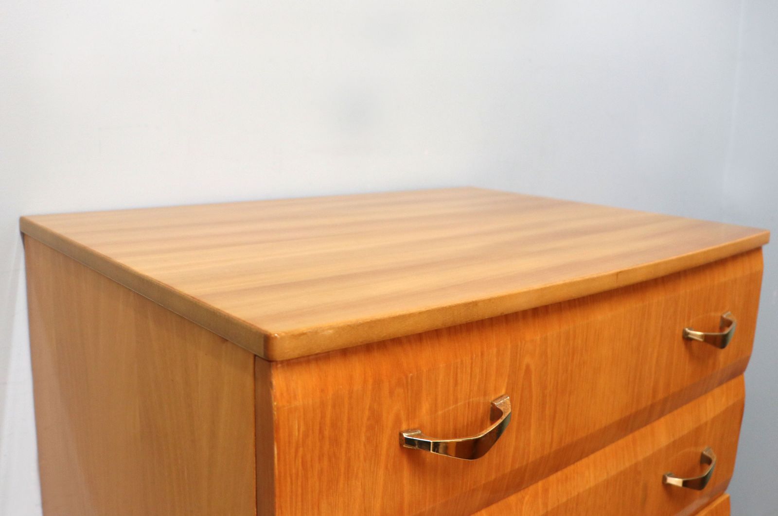 A Superb Teak Veneered Chest Of Drawers By Meredew. photo vintage