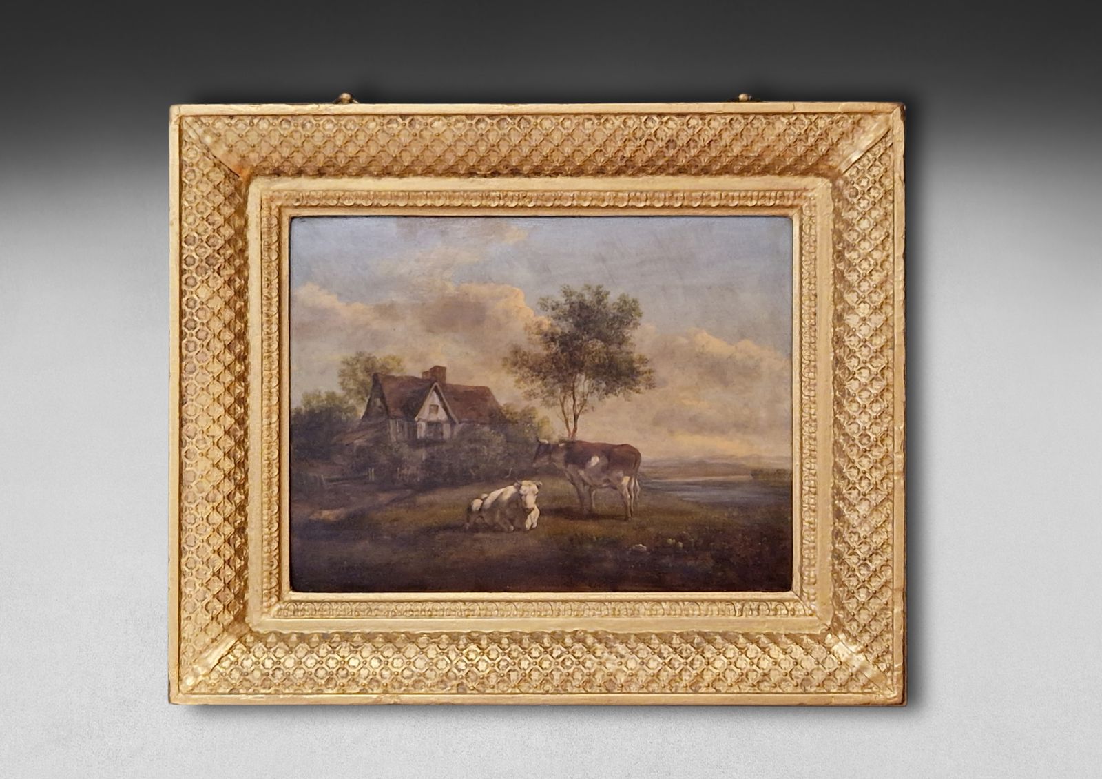 Pair Of Early 19th. Century Oil Paintings photo furniture