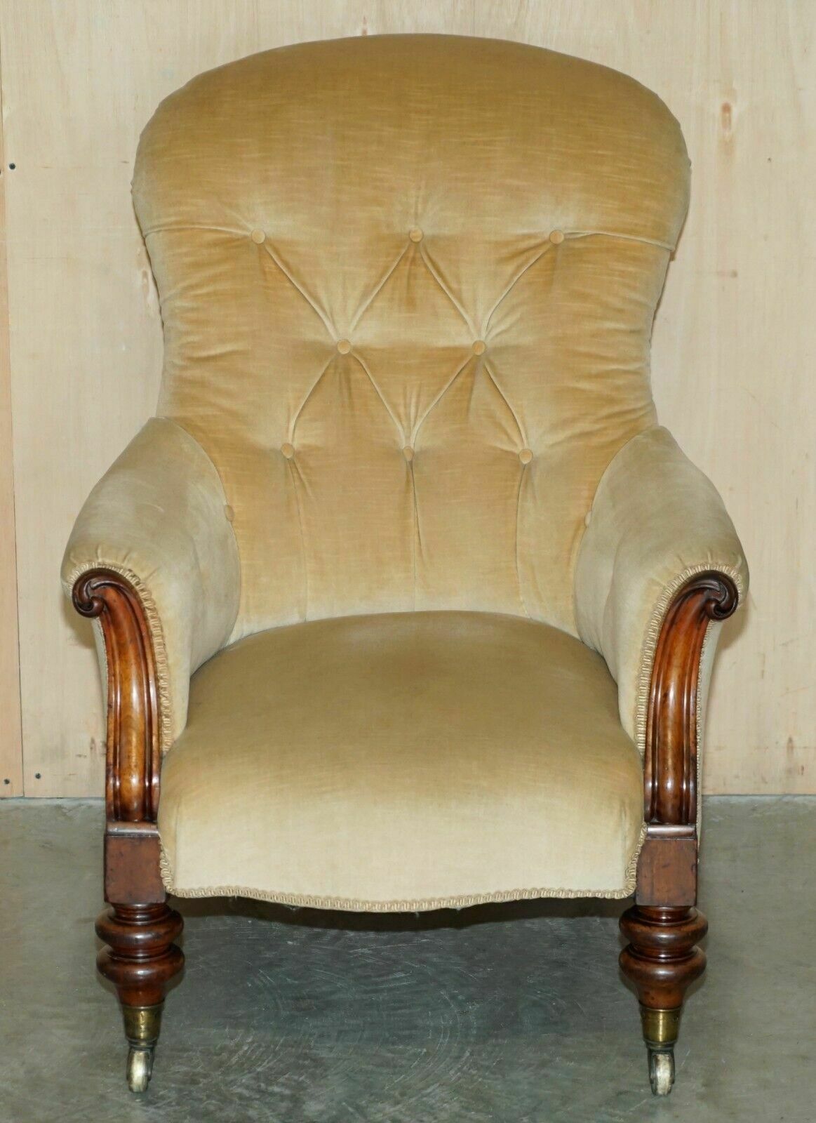 Important Pair Of Royal Stamped Johnstone & Jeanes Crown Estate Made Armchairs photo buy