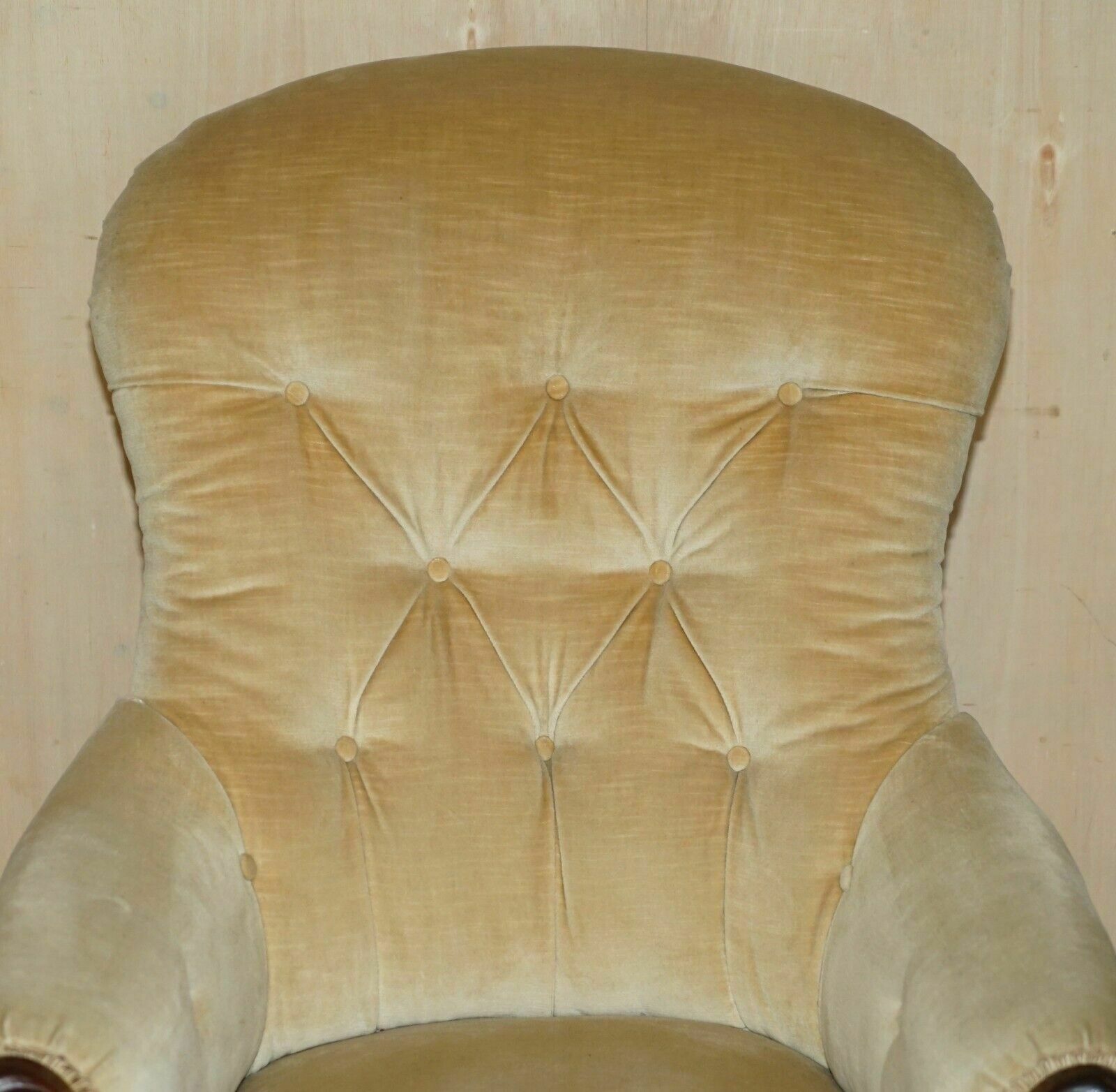 Important Pair Of Royal Stamped Johnstone & Jeanes Crown Estate Made Armchairs photo vintage