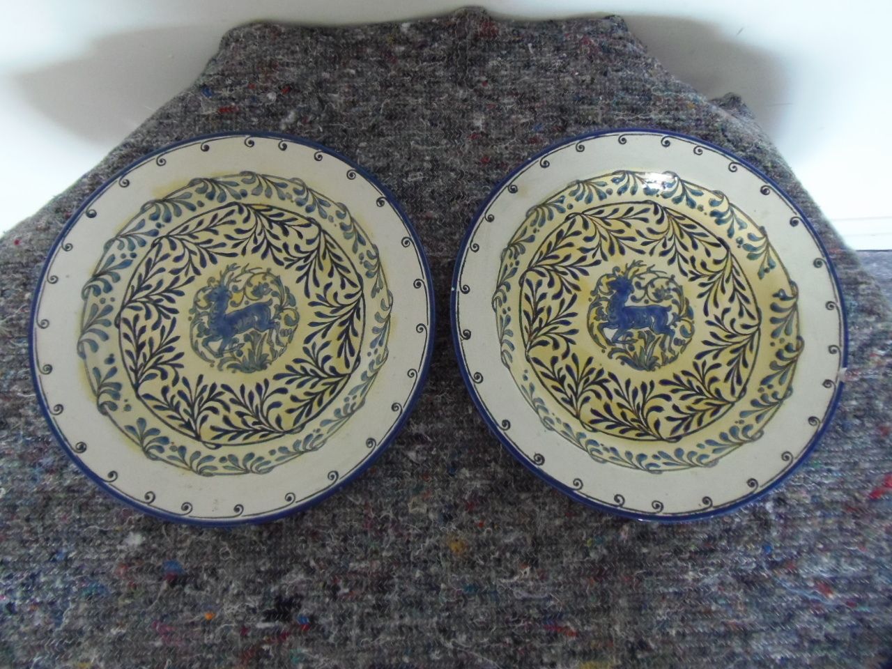 Arts And Crafts Chargers .A Pair Of Doulton Chargers .