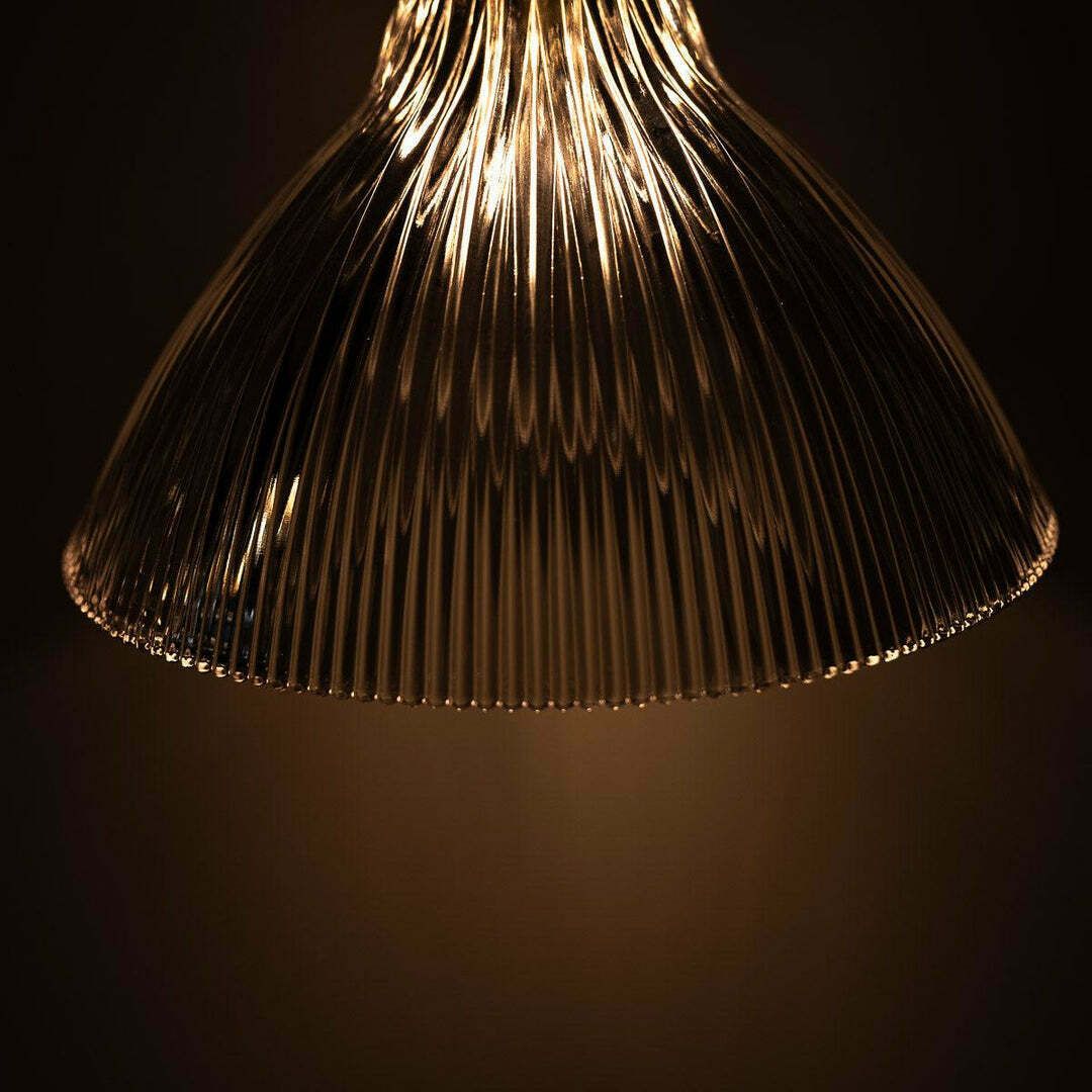 Lighting Antique Holophane Angled Prismatic Glass Wall Lights On Polished Brass Brackets photo