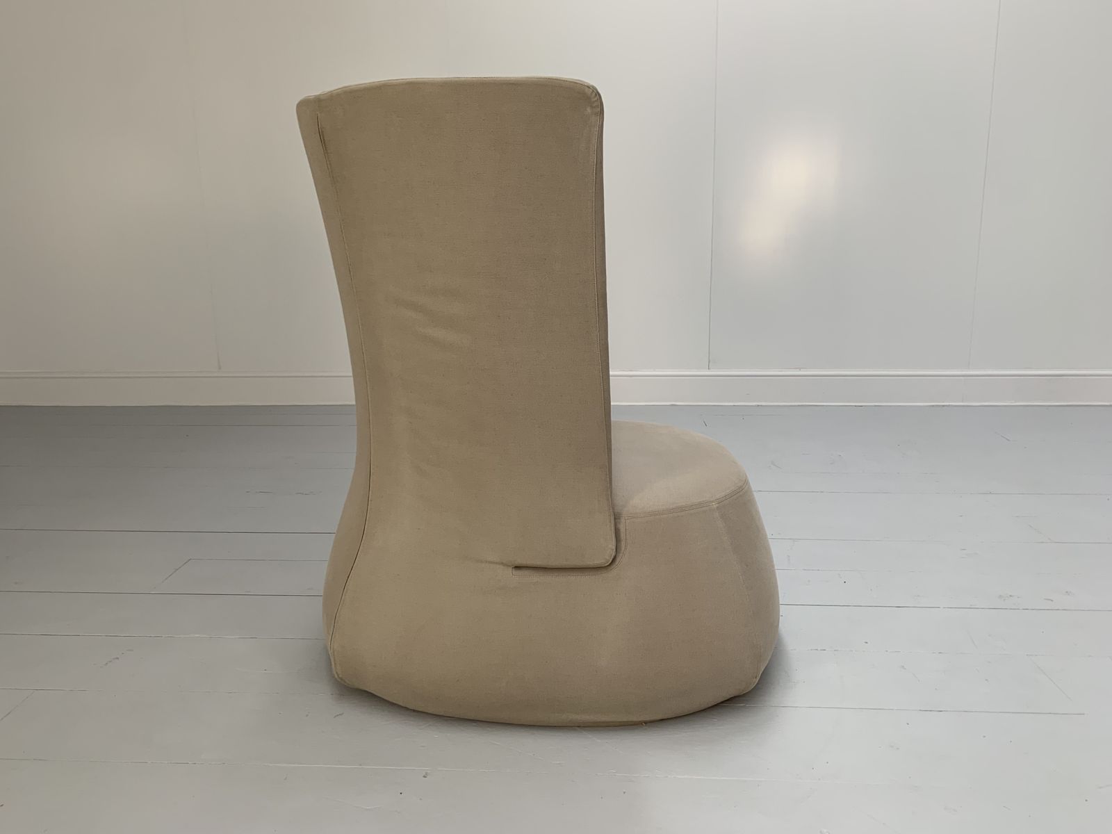 B&B Italia “Fat Sofa Fs91a” Armchair – In Brown Linen photo Furniture