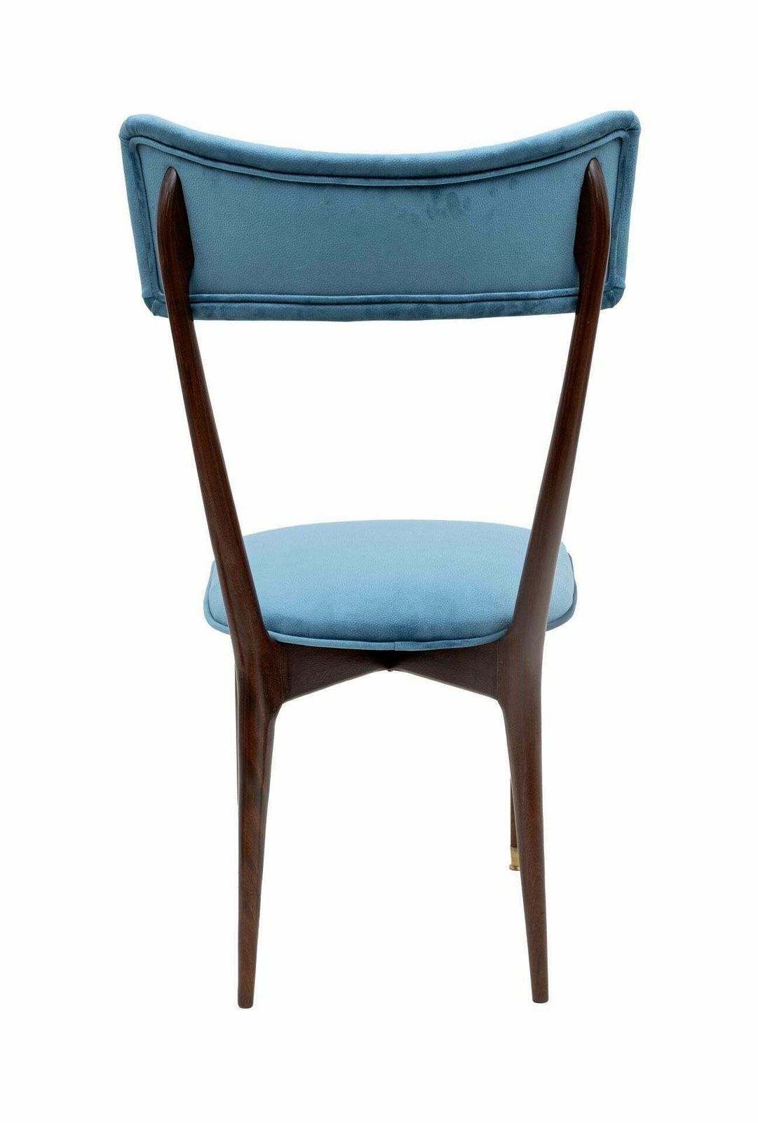 Ico & Luisa Parisi Rare Set Of Six Mid Century Modern Velvet Dining Chairs, 50s photo buy