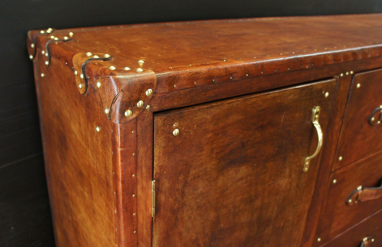 Leather Console Table , Side Board , Entrance Furniture photo Furniture