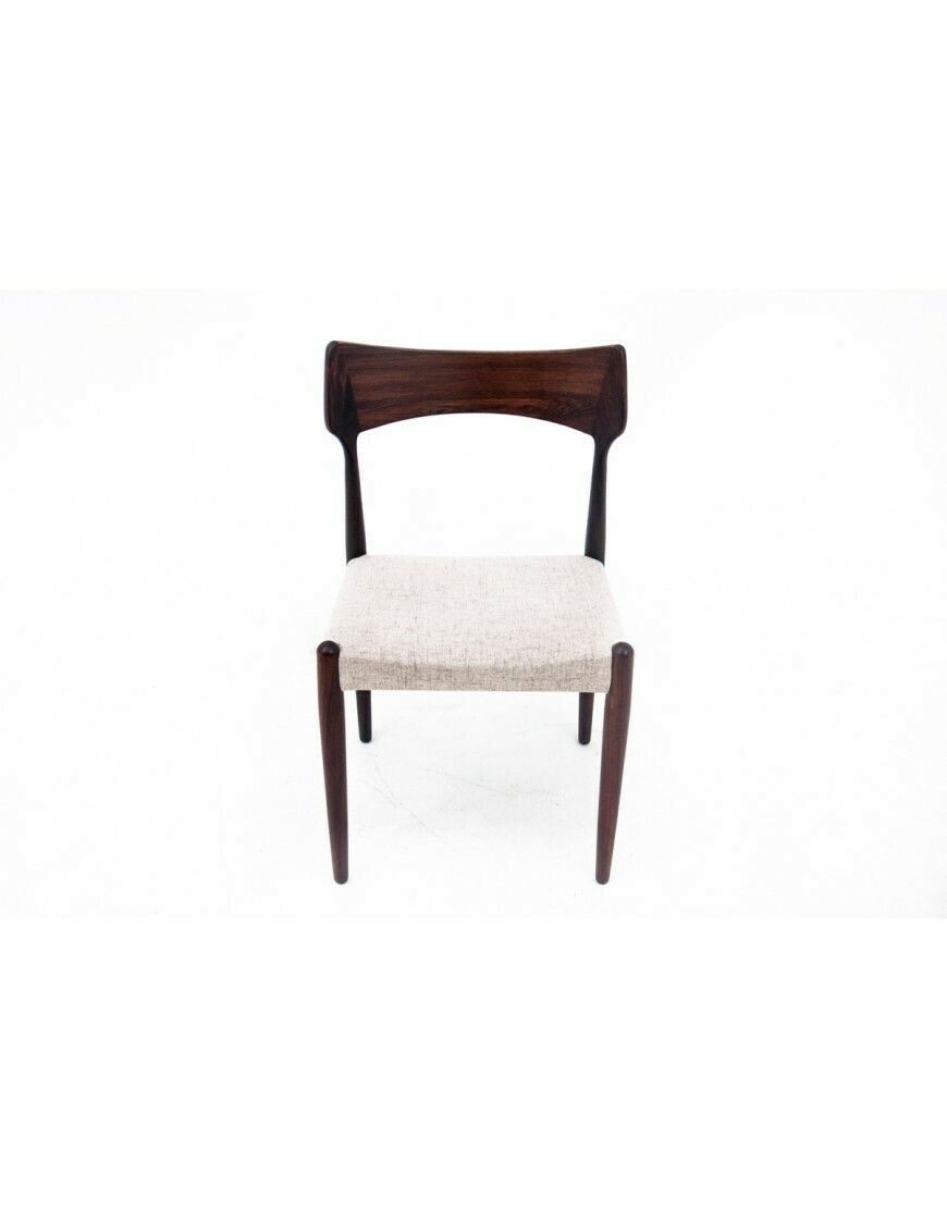Four Rosewood Chairs, Designed By Bernhard Pedersen & Son, Denmark, 1960s. After Renovation. photo 1680.0