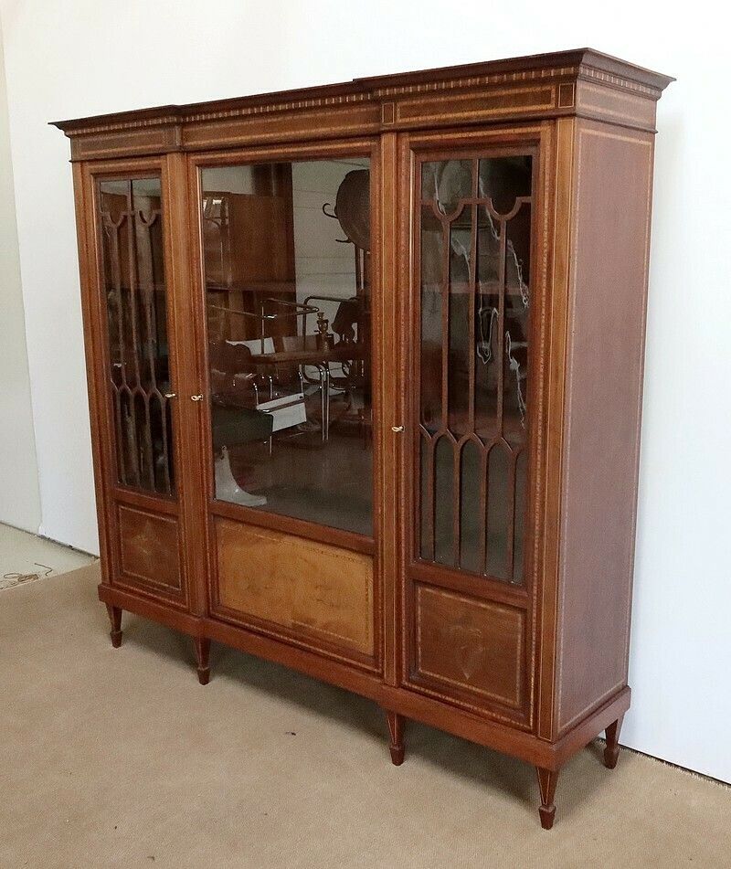 Mahogany Bookcase, Directoire Taste – Early 20th Century photo furniture