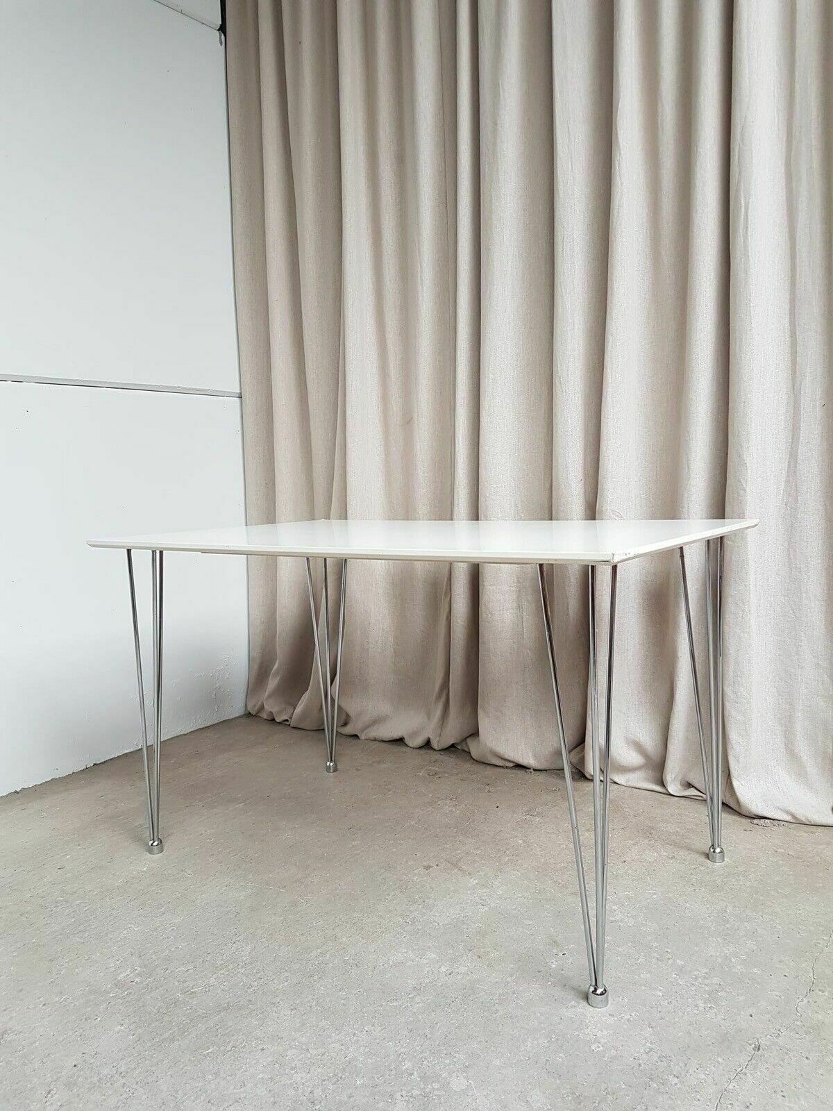 photo furniture Vtg Late Mid Century Style Modernist Desk Dining Table Danish Scandi Retro