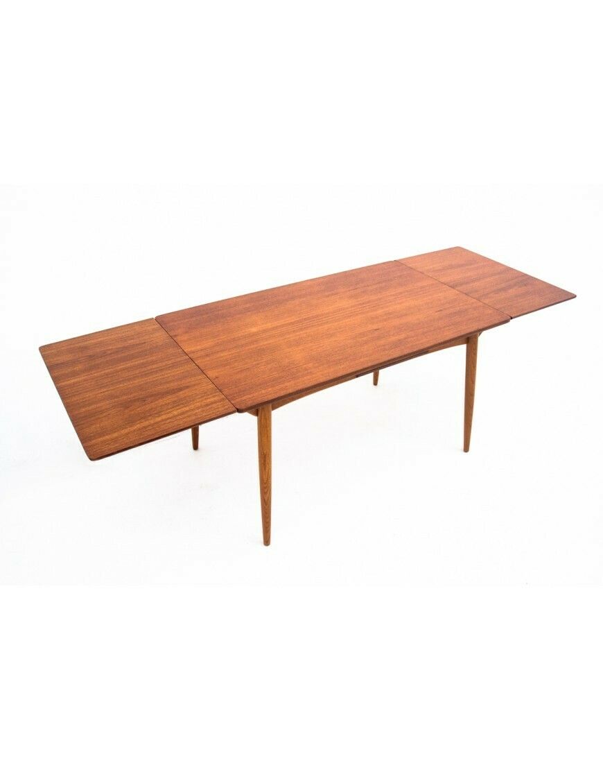 Teak Table, Denmark, 1960s. After Restoration. photo vintage