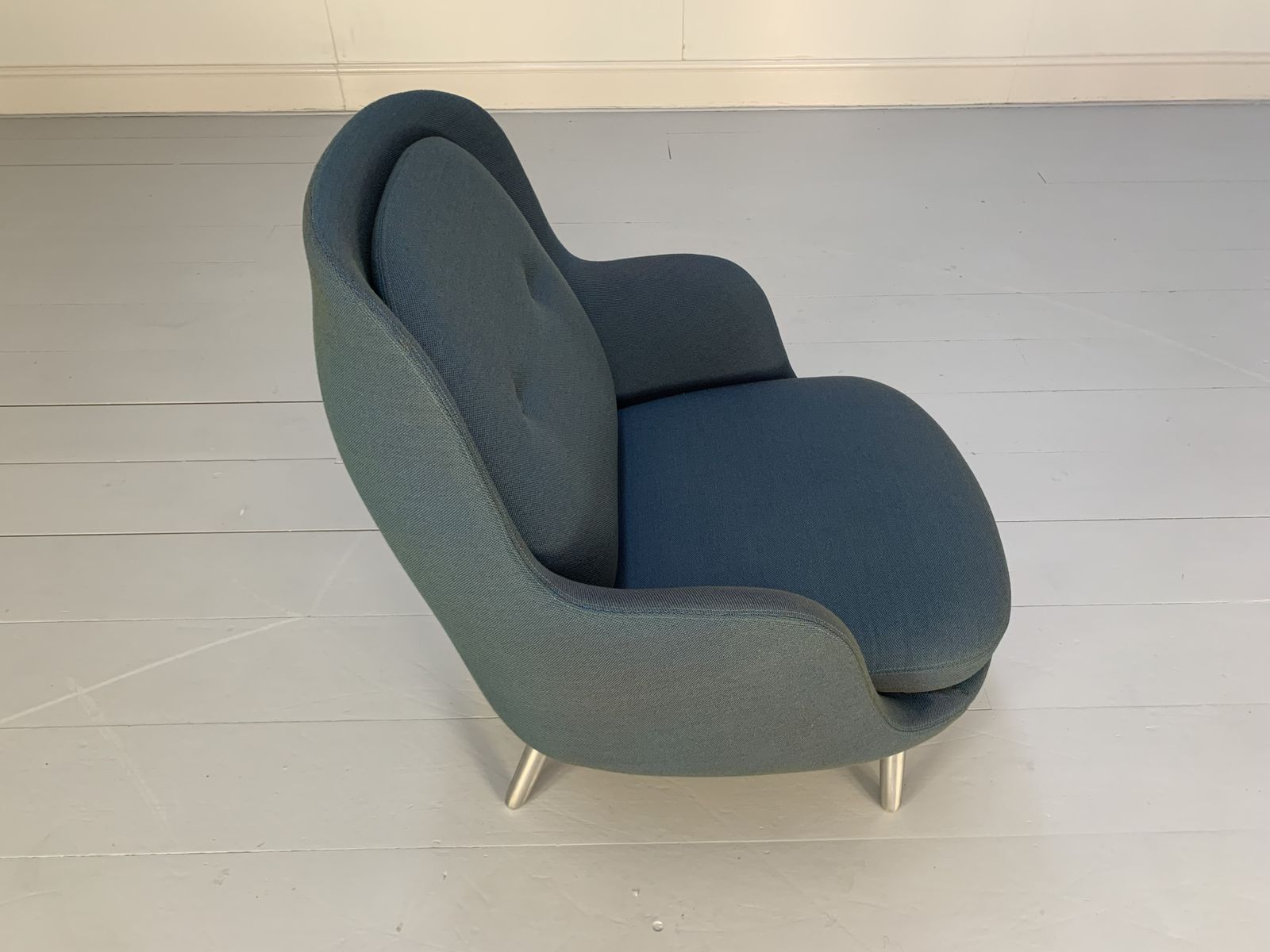 Fritz Hansen “Fri” Lounge Armchair – In Blue Fabric photo buy