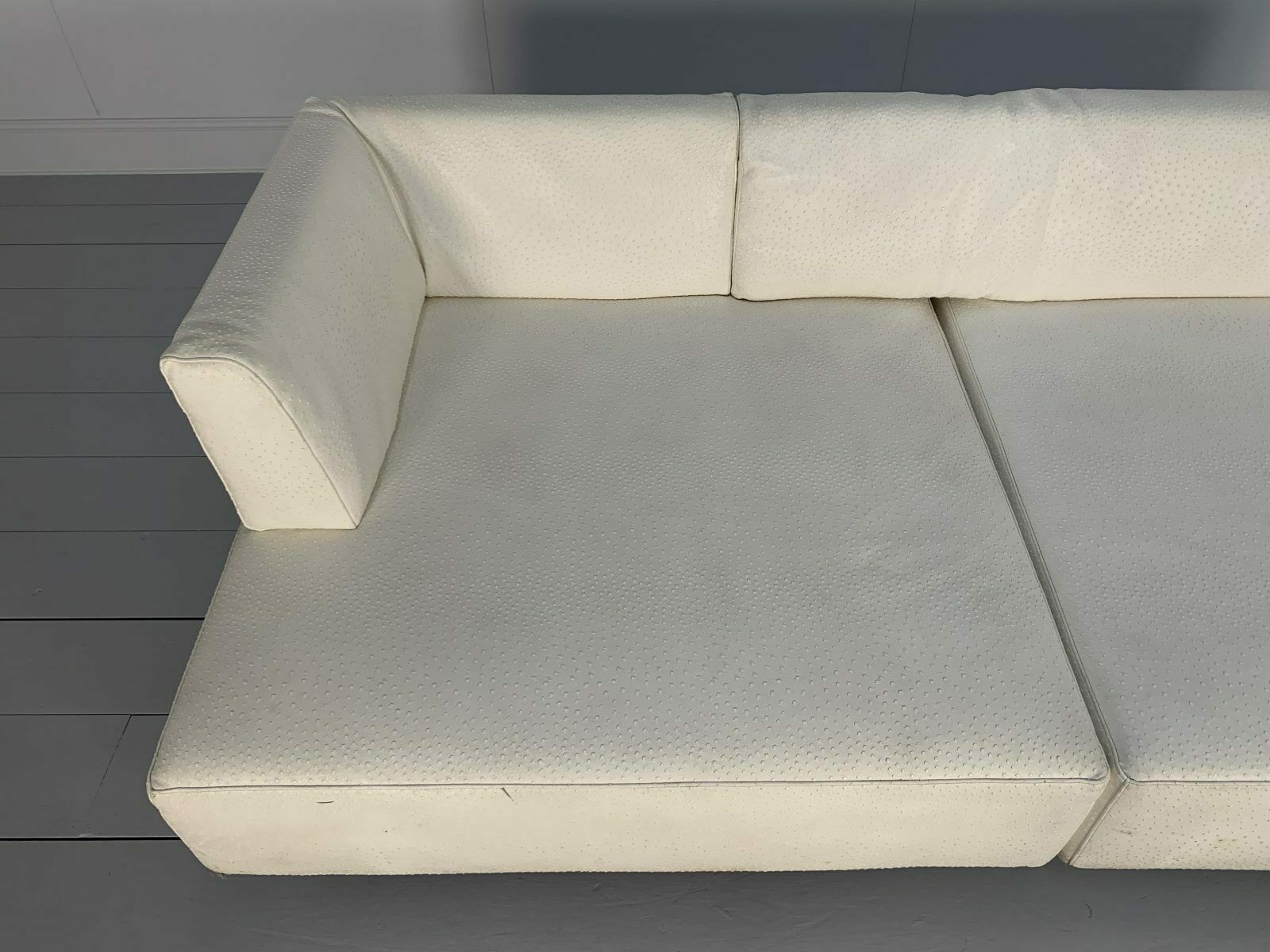 Edra “L’homme Et La Femme” Sofa  In Ostrich Leather photo 5900.0